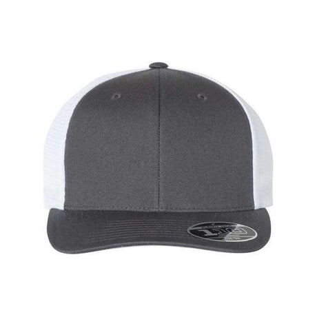 Flexfit 110® Mesh - Back Cap - Flexfit 110M Silver Adjustable Hats