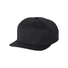 Flexfit 110® Snapback Cap - Flexfit 110F Black Adjustable Hats