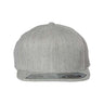 Flexfit 110® Snapback Cap - Flexfit 110F Heather Grey Adjustable Hats