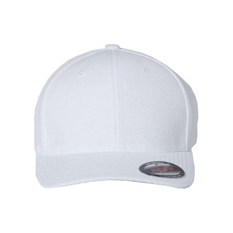 Flexfit Cool & Dry Piqué Mesh Cap - Flexfit 6577CD White One Size Hats
