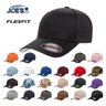 Flexfit Cotton Blend Cap - Flexfit 6277 Black S/M Hats