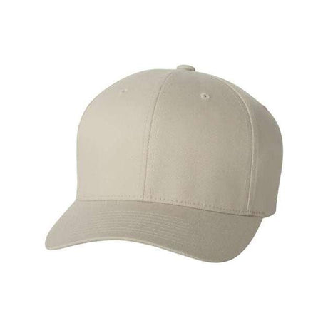 Flexfit Cotton Blend Cap - Flexfit 6277 White S/M Hats