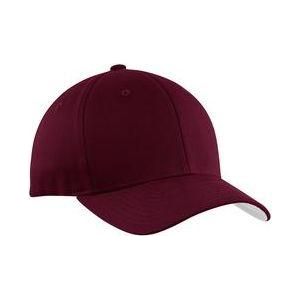 Flexfit Cotton Twill Cap Maroon S/M Hats