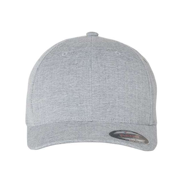 Flexfit Heatherlight™ Mélange Cap - Flexfit 6350 Silver S/M Hats