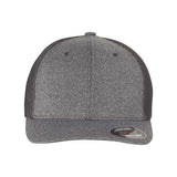 Flexfit Mélange Trucker Cap - Flexfit 6311 Dark Heather Grey/ Charcoal One Size Hats