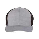 Flexfit Mélange Trucker Cap - Flexfit 6311 Heather Grey/ Black One Size Hats