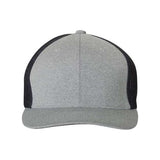 Flexfit Mélange Trucker Cap - Flexfit 6311 Heather Grey/ Navy One Size Hats