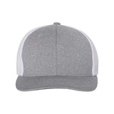 Flexfit Mélange Trucker Cap - Flexfit 6311 Heather Grey/ Royal One Size Hats