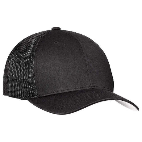 Flexfit Mesh Back Cap Black/Black Small/Medium Hats
