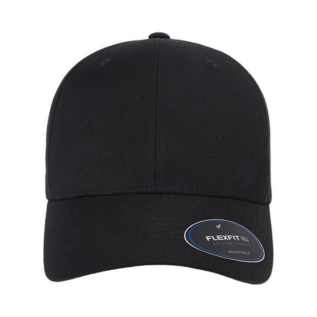 Flexfit NU® Adjustable Cap - Flexfit 6110NU White Adjustable Hats