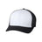 Flexfit Trucker Cap - Flexfit 6511 Black/ White/ Black One Size Hats