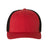 Flexfit Trucker Cap - Flexfit 6511 Red/ Black One Size Hats