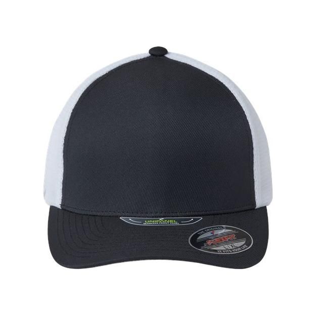 Flexfit Unipanel™ Trucker Cap - Flexfit 5511UP True Navy/ White S/M Hats