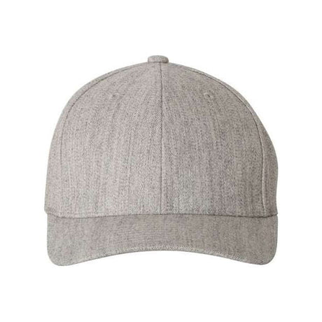 Flexfit Wool - Blend Cap - Flexfit 6477 Heather Grey S/M Hats