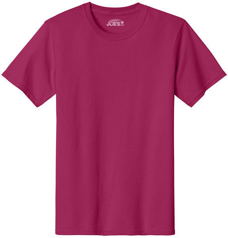 Joe's USA Mens Heavyweight Wholesale 6.1-ounce, 100% Cotton T-Shirt - Flush Pink - JUSA T-Shirts Joe's USA Flush Pink S