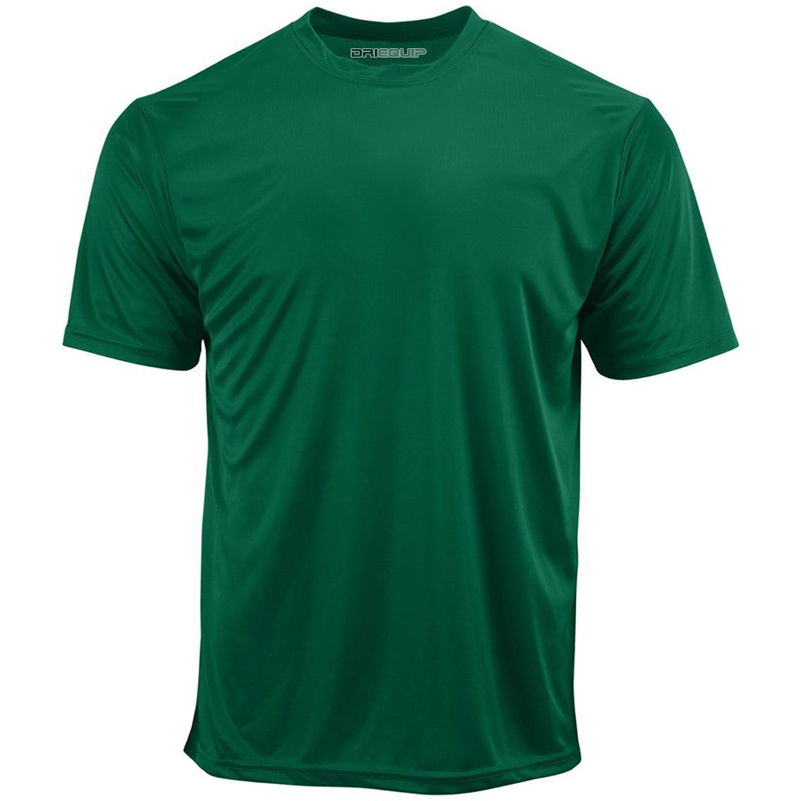 DRIEQUIP Men's Athletic All Sport Training Tee Shirts Activewear DRI-EQUIP Forest Green