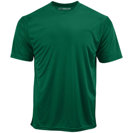 DRIEQUIP Men's Athletic All Sport Training Tee Shirts-ForestGreen Activewear DRI-EQUIP Forest Green X-Small