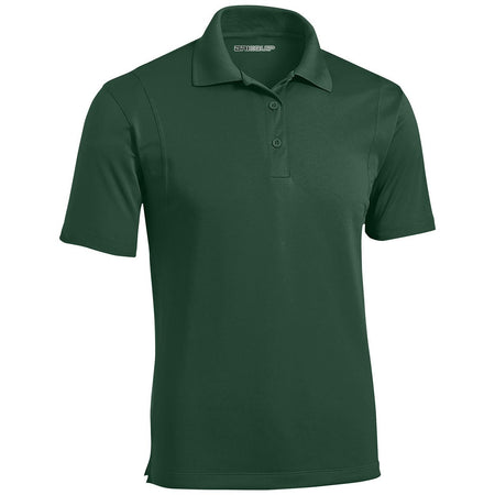 Mens Moisture Wicking Micropique Golf Polos DRI-EQUIP Forest Green