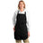 Full Length Apron with Pockets Blank Wholesale Workwear Apron Black Aprons