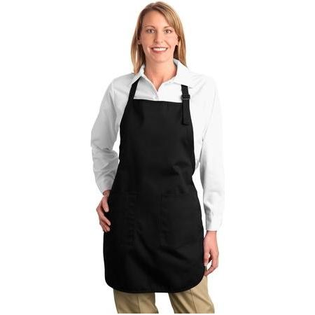 Full Length Apron with Pockets Blank Wholesale Workwear Apron Black Aprons