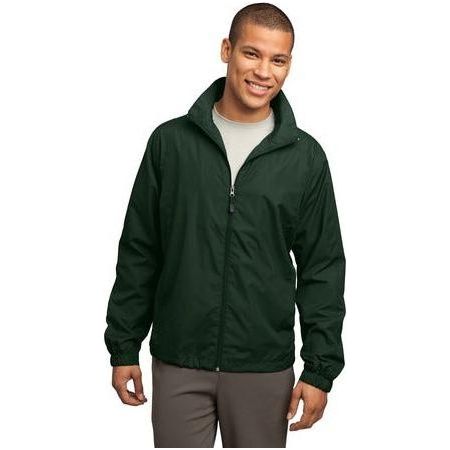 Full - Zip Wind Jacket X - Small Forest Green Jackets