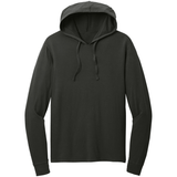 Garment - Dyed Pullover Hooded Tee Small Black Short Sleeve T-Shirts