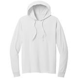 Garment - Dyed Pullover Hooded Tee Small White Short Sleeve T-Shirts