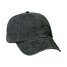 Garment Washed Cap Black Hats