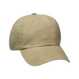 Garment Washed Cap Khaki Hats
