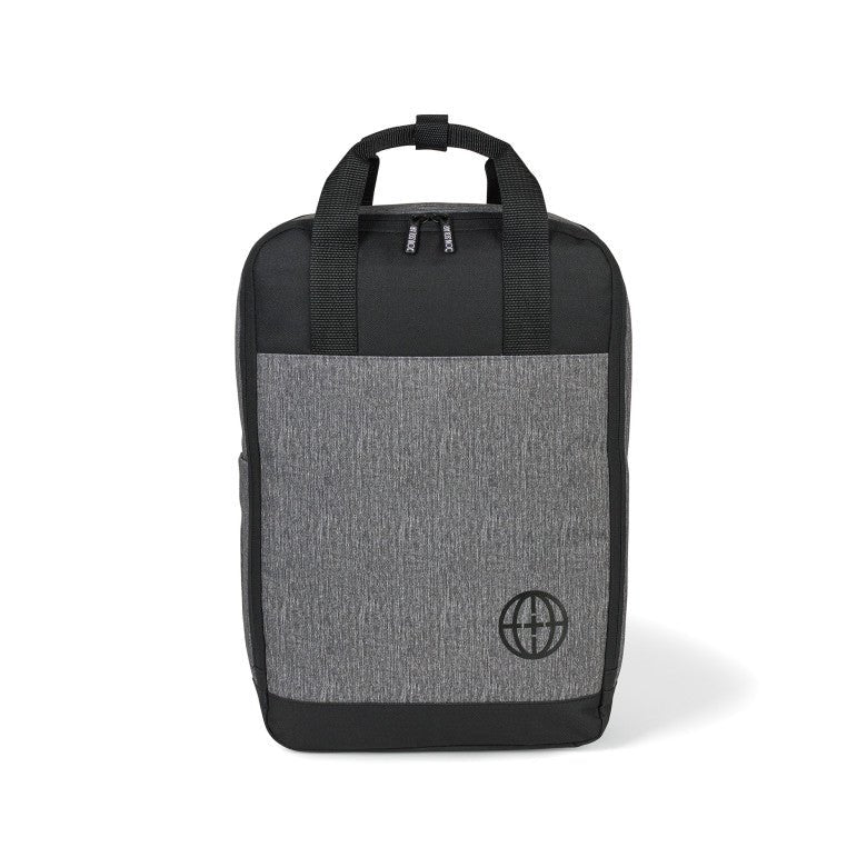 Gemline Logan Laptop Backpack - Gemline 100093 - 060 Granite Heather Grey One Size Backpacks