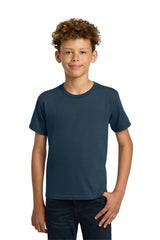 Gildan 5000B Youth Heavy Cotton 100% Cotton T-Shirt Blue Dusk XS Short Sleeve T-Shirts
