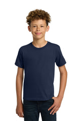Gildan 5000B Youth Heavy Cotton 100% Cotton T-Shirt Navy XS Short Sleeve T-Shirts