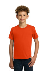 Gildan 5000B Youth Heavy Cotton 100% Cotton T-Shirt Orange XS Short Sleeve T-Shirts