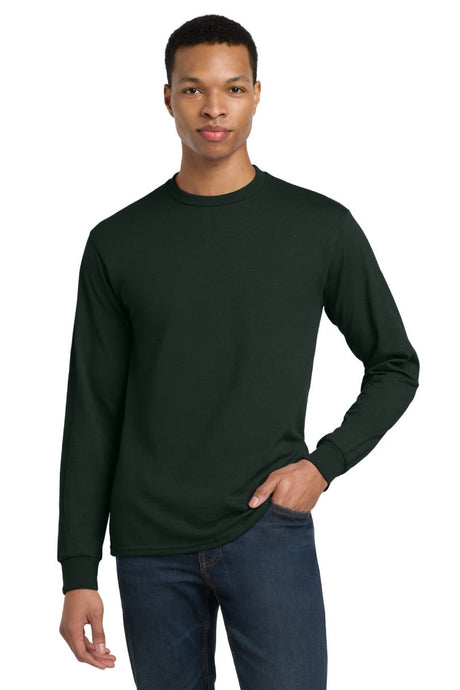 Gildan ® - DryBlend ® 50 Cotton/50 Poly Long Sleeve T-Shirt. 8400 - Gildan 8400 Forest Green S Long Sleeve T-Shirts