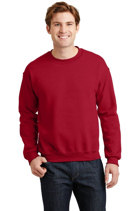 Gildan G180 Unisex Heavy Blend™ 50/50 Crewneck Sweatshirt Cherry Red S Crewneck Sweatshirts