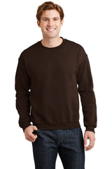 Gildan G180 Unisex Heavy Blend™ 50/50 Crewneck Sweatshirt Dark Chocolate S Crewneck Sweatshirts
