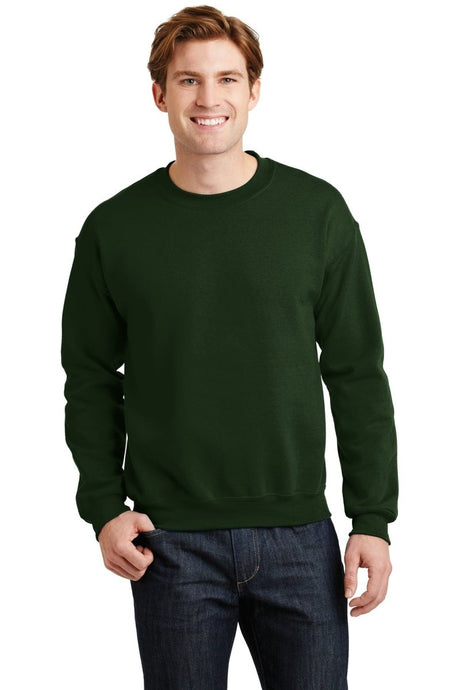 Gildan G180 Unisex Heavy Blend™ 50/50 Crewneck Sweatshirt Forest Green S Crewneck Sweatshirts
