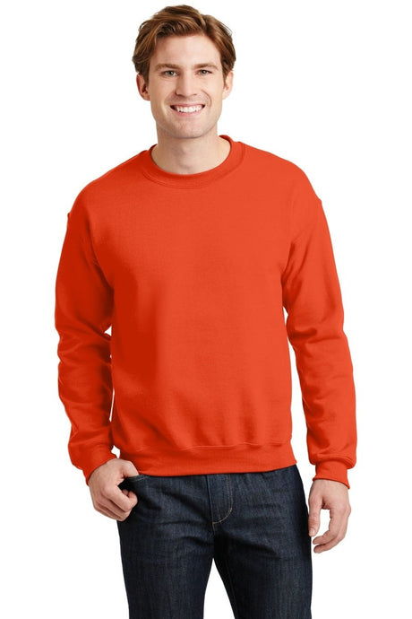 Gildan G180 Unisex Heavy Blend™ 50/50 Crewneck Sweatshirt Orange S Crewneck Sweatshirts
