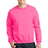 Gildan G180 Unisex Heavy Blend™ 50/50 Crewneck Sweatshirt Safety Pink S Crewneck Sweatshirts