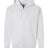 Gildan G186 Adult Heavy Blend Adult 8 oz., 50 - 50 Full - Zip Hood Ash S Full - Zip Hoodies