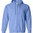 Gildan G186 Adult Heavy Blend Adult 8 oz., 50 - 50 Full - Zip Hood Carolina Blue S Full - Zip Hoodies