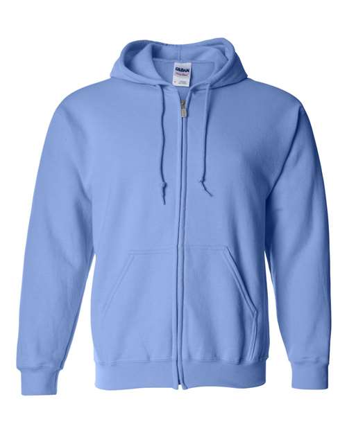 Gildan G186 Adult Heavy Blend Adult 8 oz., 50 - 50 Full - Zip Hood Carolina Blue S Full - Zip Hoodies