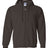 Gildan G186 Adult Heavy Blend Adult 8 oz., 50 - 50 Full - Zip Hood Dark Chocolate S Full - Zip Hoodies