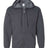 Gildan G186 Adult Heavy Blend Adult 8 oz., 50 - 50 Full - Zip Hood Dark Heather S Full - Zip Hoodies