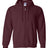 Gildan G186 Adult Heavy Blend Adult 8 oz., 50 - 50 Full - Zip Hood Maroon S Full - Zip Hoodies