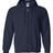 Gildan G186 Adult Heavy Blend Adult 8 oz., 50 - 50 Full - Zip Hood Navy S Full - Zip Hoodies