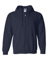 Gildan G186 Adult Heavy Blend Adult 8 oz., 50 - 50 Full - Zip Hood Navy S Full - Zip Hoodies