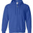 Gildan G186 Adult Heavy Blend Adult 8 oz., 50 - 50 Full - Zip Hood Royal S Full - Zip Hoodies