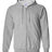 Gildan G186 Adult Heavy Blend Adult 8 oz., 50 - 50 Full - Zip Hood Sport Grey S Full - Zip Hoodies