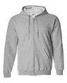 Gildan G186 Adult Heavy Blend Adult 8 oz., 50 - 50 Full - Zip Hood Sport Grey S Full - Zip Hoodies